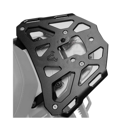 BMW R 1200 GS LC / GS Rallye / GSA ಬೆಳ್ಳಿ/ಕಪ್ಪು ಬಣ್ಣಕ್ಕಾಗಿ SW-Motech ALU ರ್ಯಾಕ್