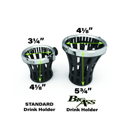 बिग ऐस® क्रोम ड्रिंक होल्डर - होंडा गोल्डविंग - सिरो गोल्डस्ट्राइक