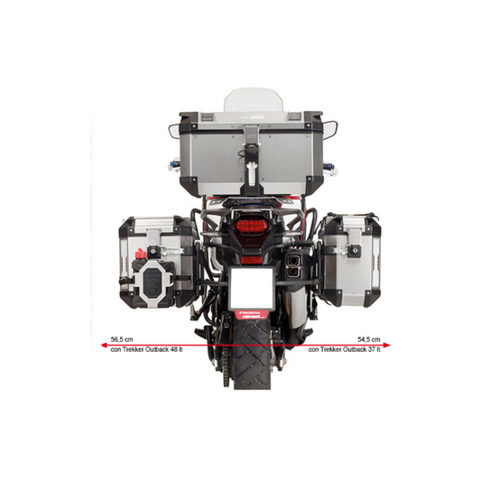 ಟ್ರೆಕ್ಕರ್ ಔಟ್‌ಬ್ಯಾಕ್ MONOKEY® ಕ್ಯಾಮ್-ಸೈಡ್ ರ್ಯಾಕ್‌ಗಾಗಿ ನಿರ್ದಿಷ್ಟ ಪ್ಯಾನಿಯರ್ ಹೋಲ್ಡರ್- ಗಿವಿ