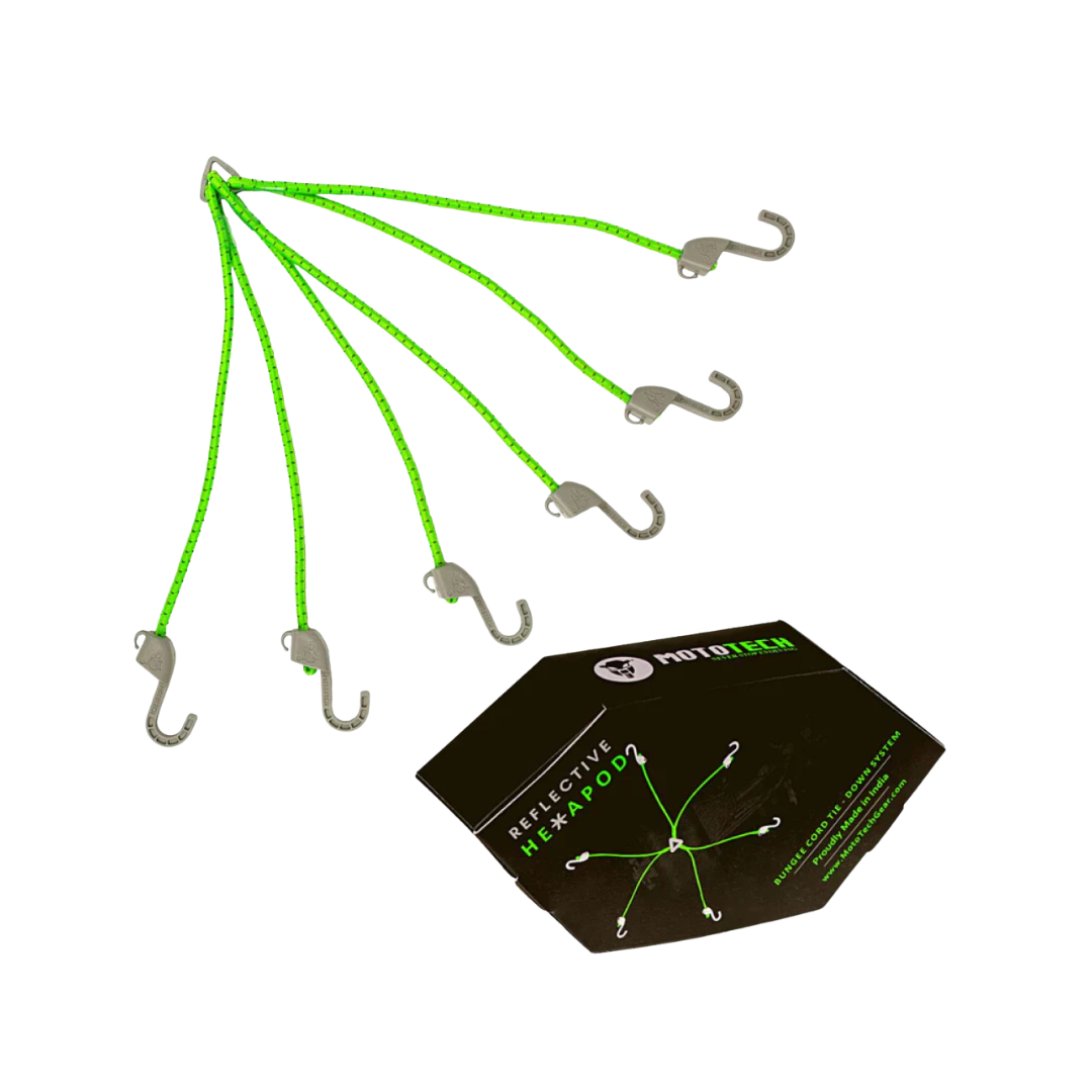 Reflective Hexapod Bungee Tie-down System - 32" / 80cms - Mototech