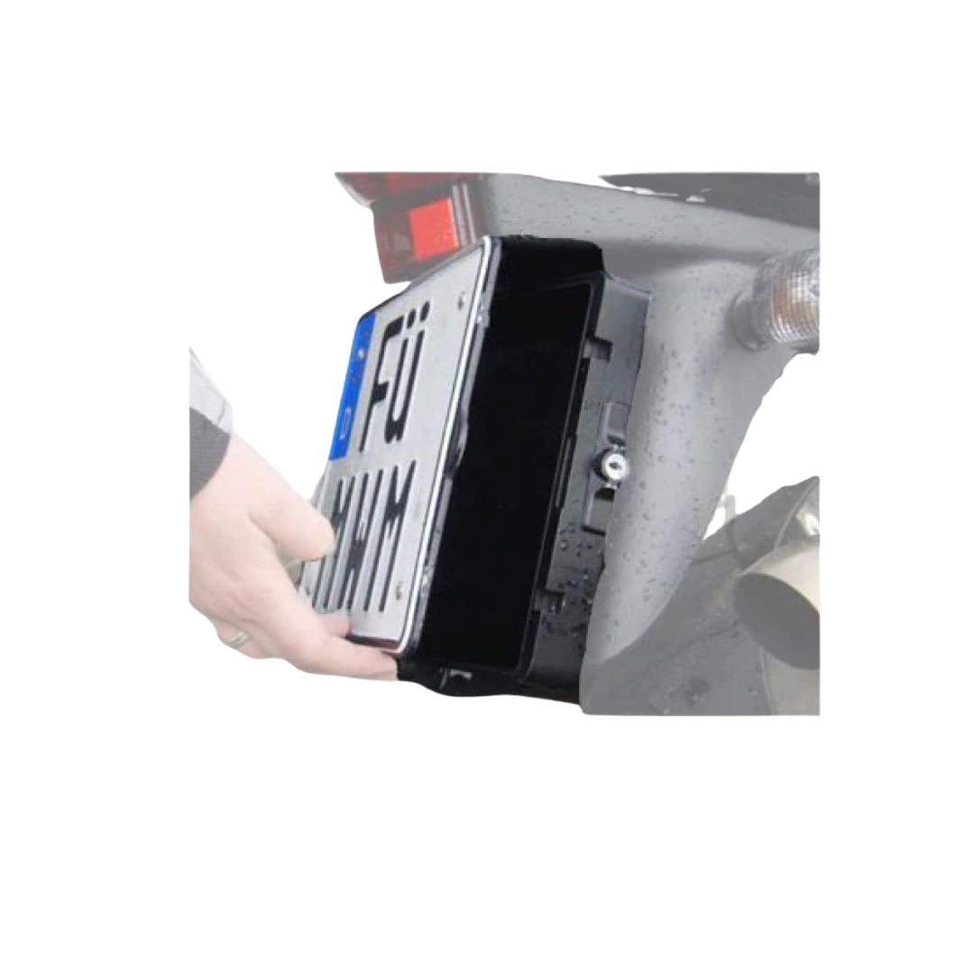 Locking Number Plate Storage - Grip Puppy