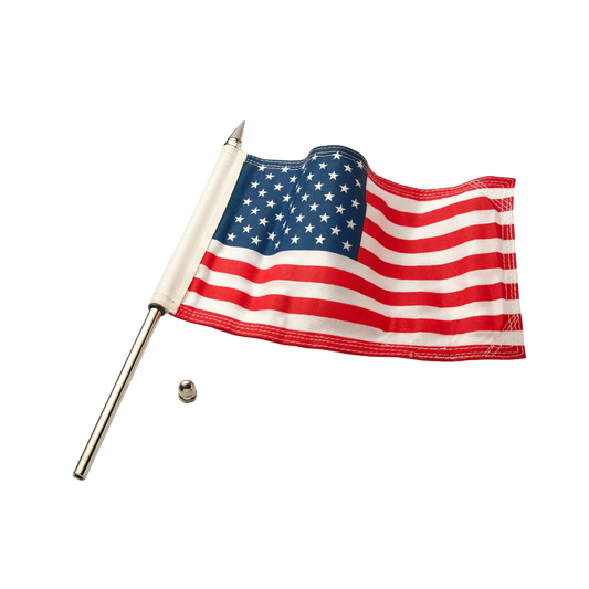 Flag Pole with American Flag For Honda Goldwing - Goldstrike - 78602