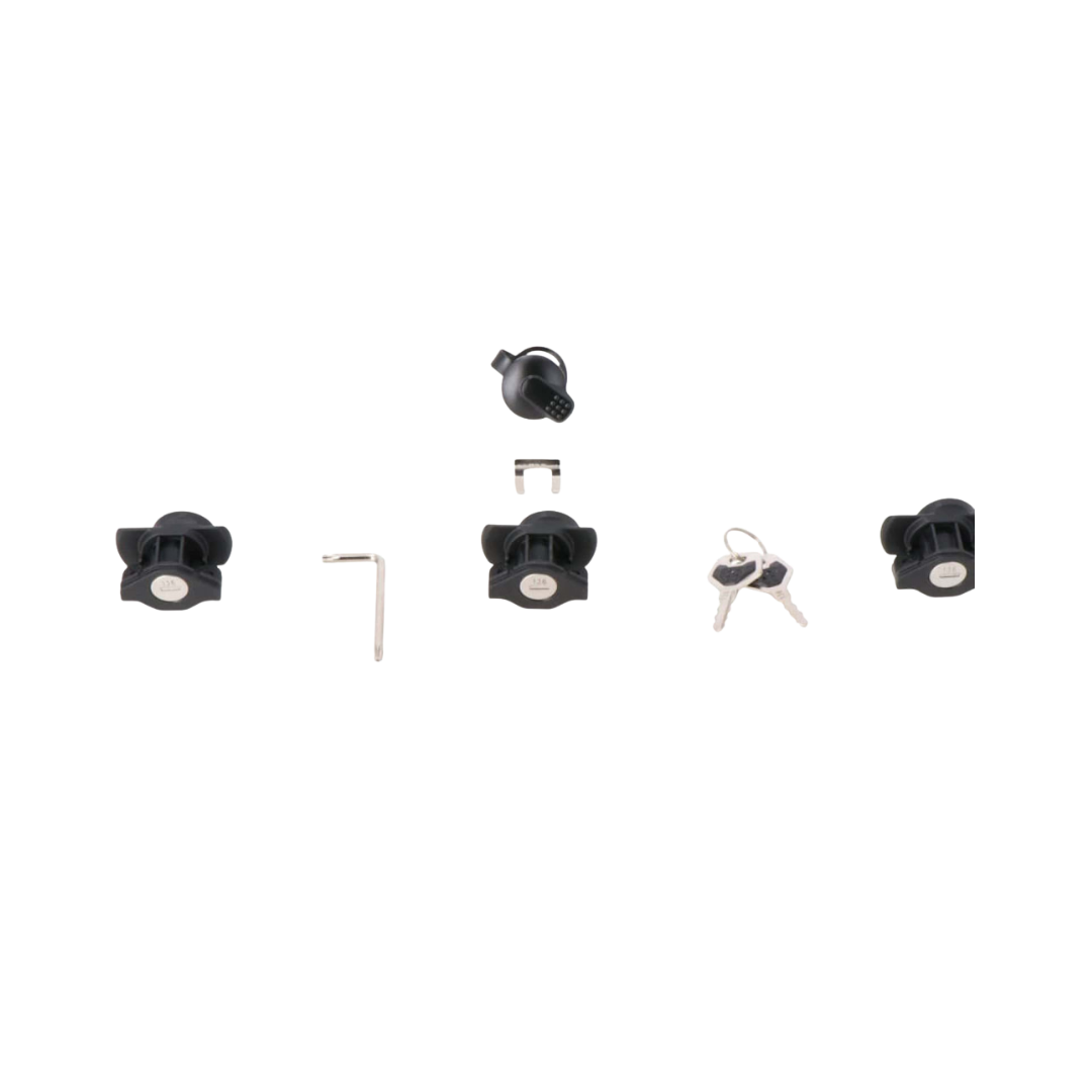 DUSC ಕೇಸ್‌ಗಳಿಗಾಗಿ SW-Motech 3 ಲಾಕ್ ಸೆಟ್ + 1 TraX ಲಾಕ್ ಸೆಟ್