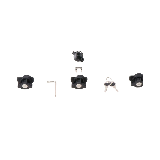 DUSC ಕೇಸ್‌ಗಳಿಗಾಗಿ SW-Motech 3 ಲಾಕ್ ಸೆಟ್ + 1 TraX ಲಾಕ್ ಸೆಟ್