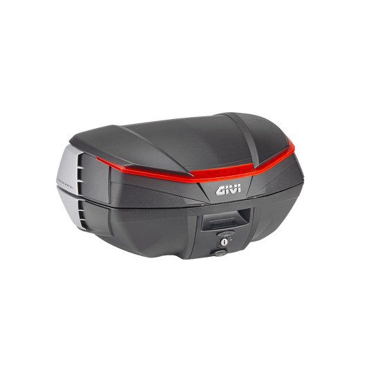 Monokey Air Top Box 49Ltr Black With Red Reflector- Givi