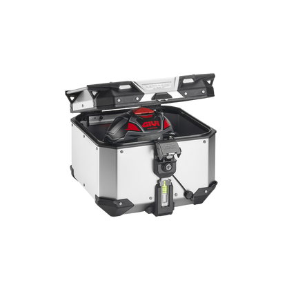 Top Box Evo Smart 42Ltr Anodized Silver Trekker Outback  - Givi