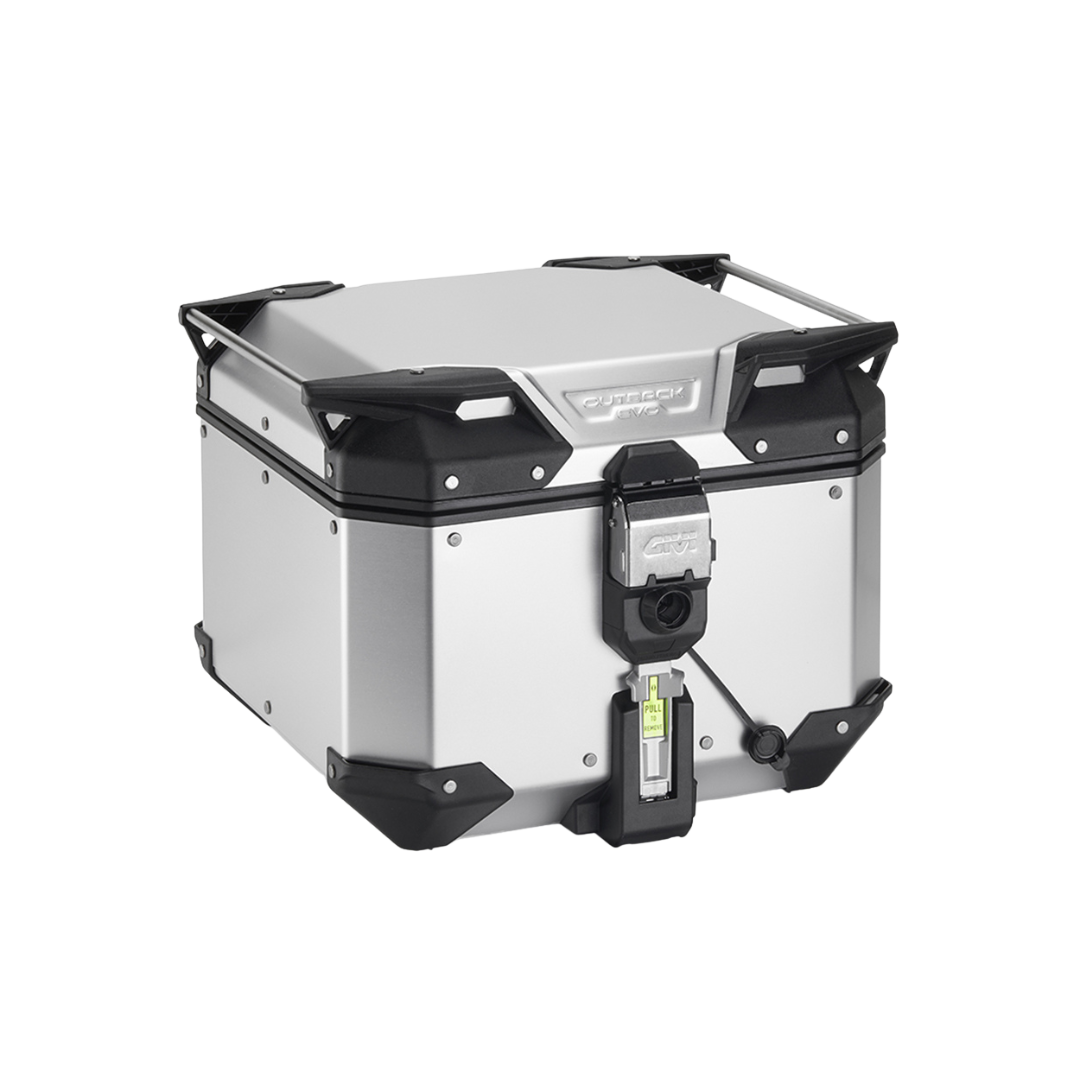 Top Box Evo Smart 42Ltr Anodized Silver Trekker Outback  - Givi