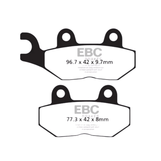 ब्रेक - FA214/2HH पूरी तरह से सिंटरिड - EBC (पीछे)