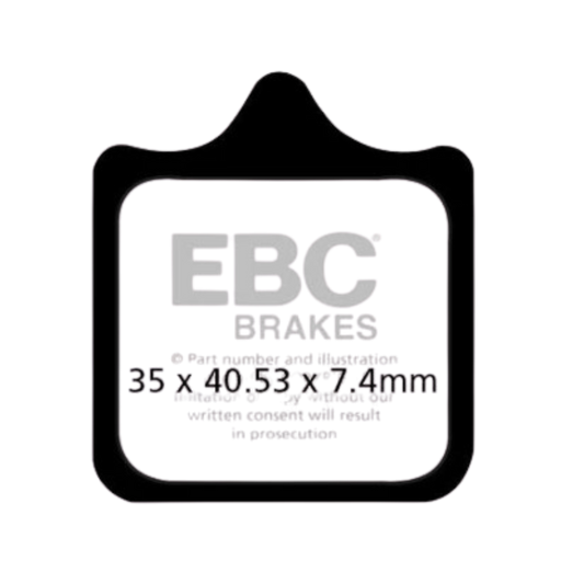 Fully Sintered(2 Set Front) Brake Pad For Triumph Speed Twin 1200 2019 + EBC Brake