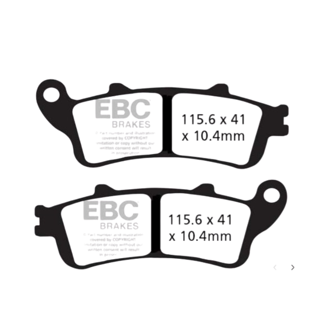 FA261/2HH ಸಂಪೂರ್ಣವಾಗಿ ಸಿಂಟರ್ ಮಾಡಿದ ಬ್ರೇಕ್ ಪ್ಯಾಡ್‌ಗಳು - EBC ಬ್ರೇಕ್‌ಗಳು