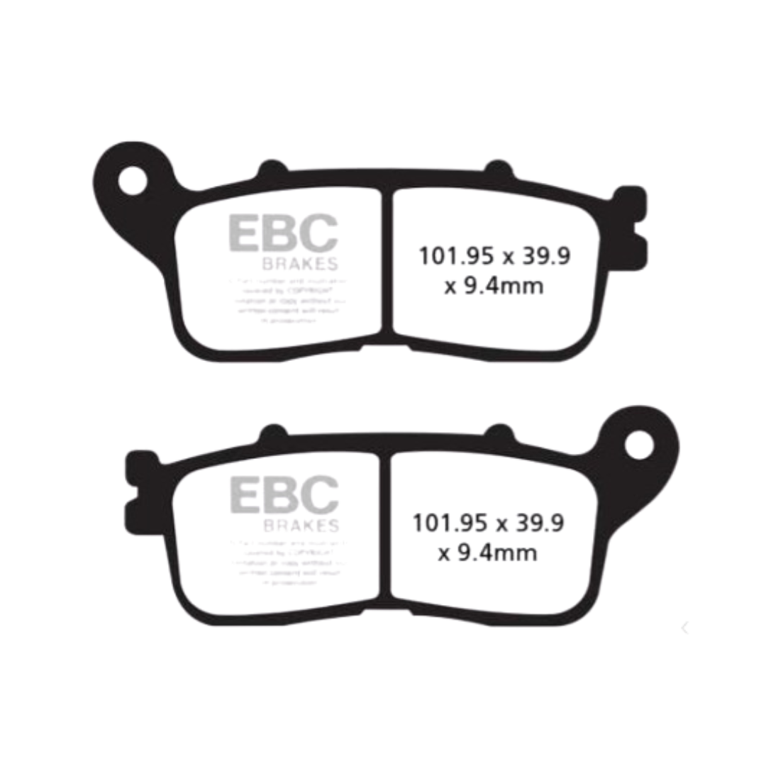 FA636HH ಸಂಪೂರ್ಣವಾಗಿ ಸಿಂಟರ್ ಮಾಡಿದ ಬ್ರೇಕ್ ಪ್ಯಾಡ್‌ಗಳು - EBC ಬ್ರೇಕ್‌ಗಳು