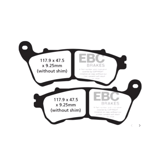 Fully Front Sintered Brake Pads - EBC Brakes