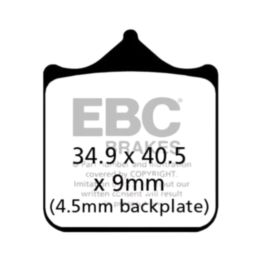 Fully Front Sintered Brake Pads - EBC Brakes