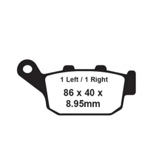 Fully Rear Sintered Brake Pads - EBC Brakes