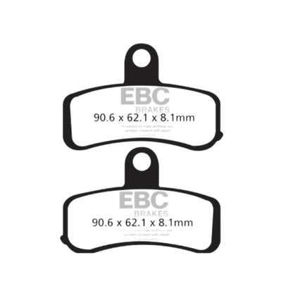 FA457HH ಸಂಪೂರ್ಣವಾಗಿ ಸಿಂಟರ್ ಮಾಡಿದ ಬ್ರೇಕ್ ಪ್ಯಾಡ್‌ಗಳು - EBC ಬ್ರೇಕ್‌ಗಳು