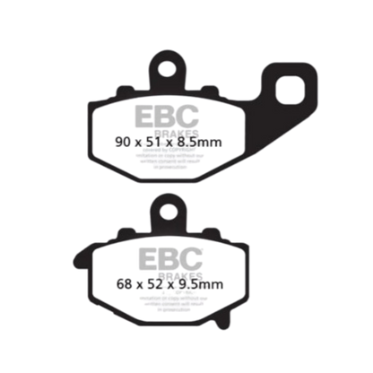 FA192HH ಸಿಂಟರ್ಡ್ ಬ್ರೇಕ್ ಪ್ಯಾಡ್‌ಗಳು - EBC ಬ್ರೇಕ್‌ಗಳು