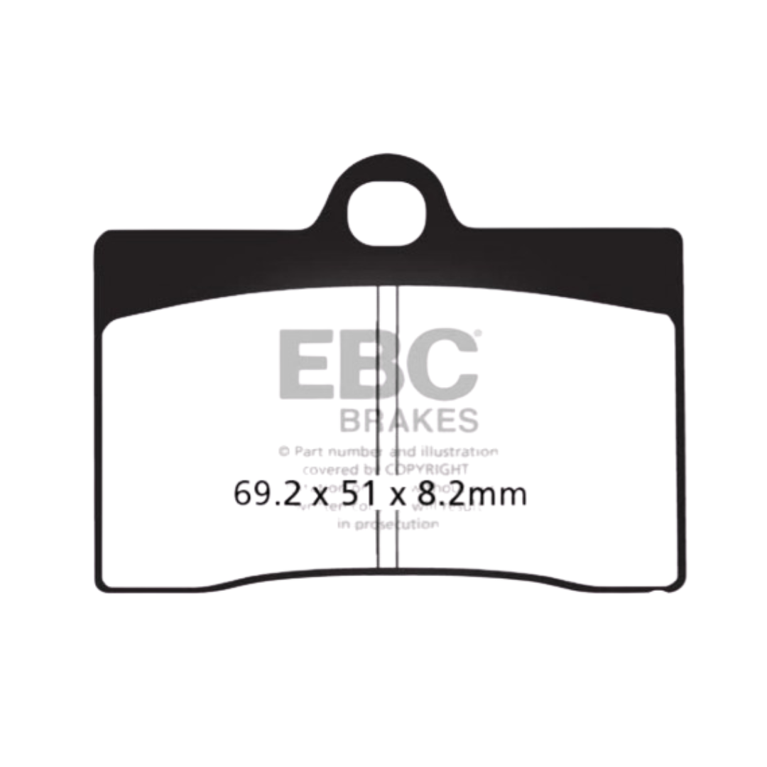 FA095V ಸೆಮಿ-ಸಿಂಟರ್ಡ್ ಬ್ರೇಕ್ ಪ್ಯಾಡ್‌ಗಳು - EBC (ಮುಂಭಾಗ)