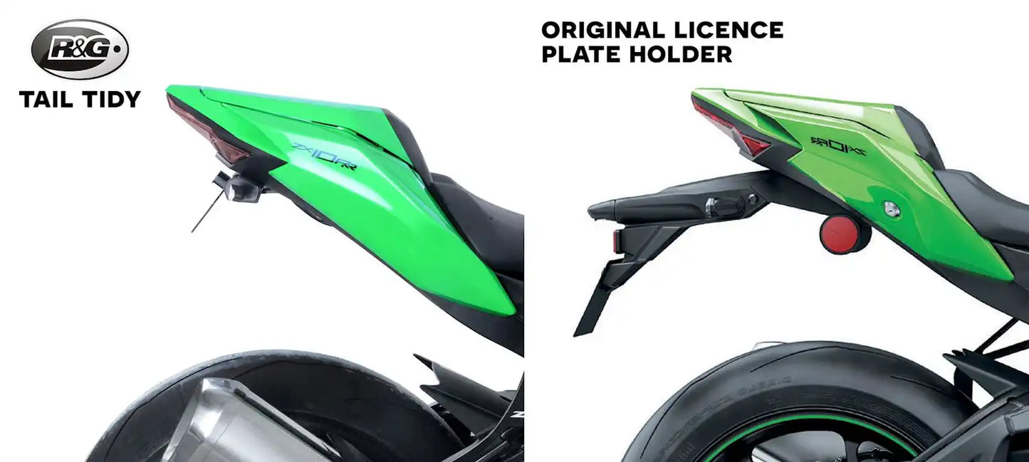 कावासाकी निंजा ZX-10R, ZX-10RR '21-R&amp;G-LP0306BK के लिए टेल टिडी