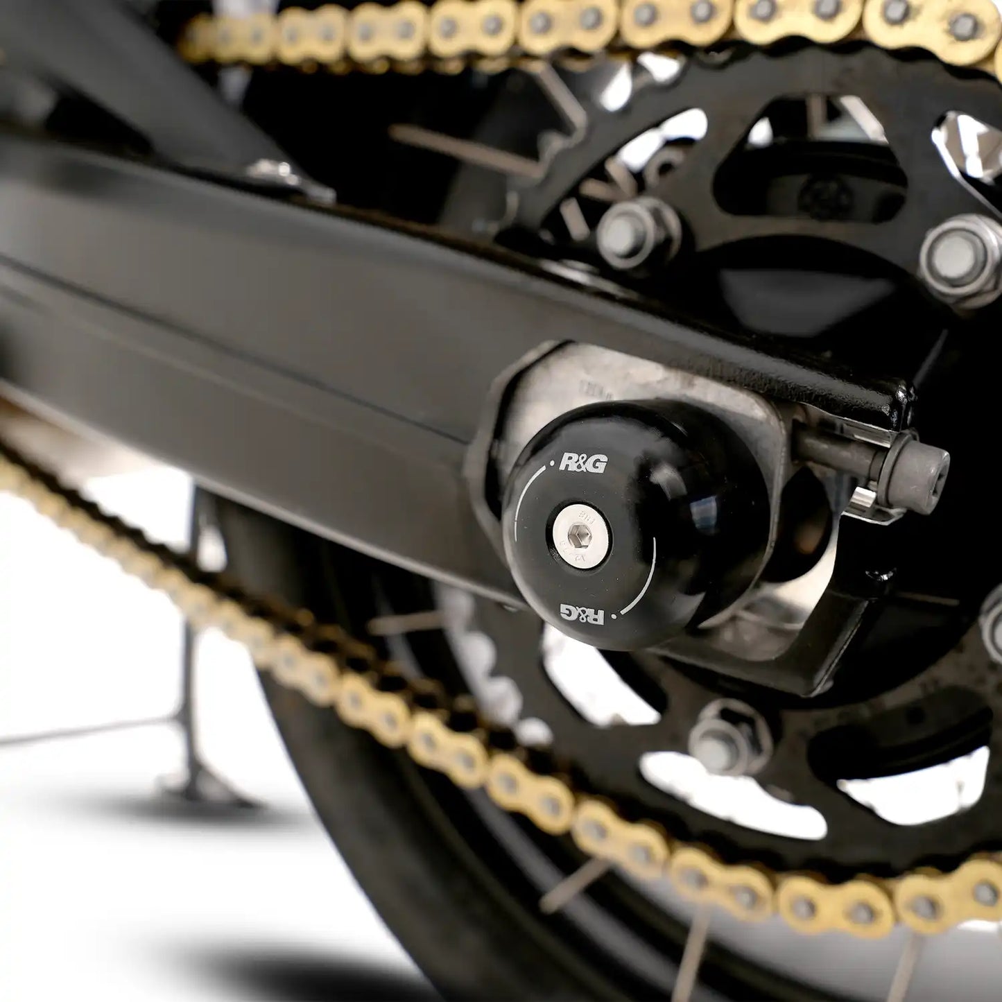 रियर फोर्क बॉबिन (स्विंगआर्म प्रोटेक्टर) -आर एंड जी