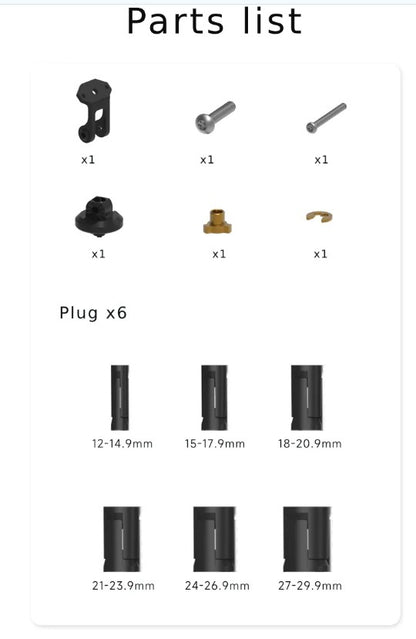 Fork Stem Mount 12MM-29MM-Chigee