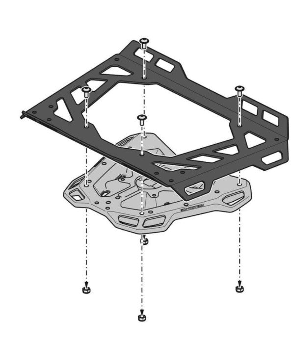 Top Rack Street Luggage For Suzuki GSX1300R Hayabusa-SW-Motech