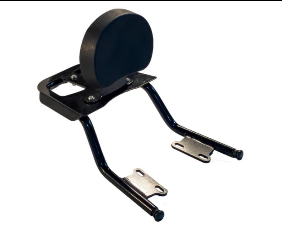 Top Rack with Backrest Black For Royal Enfield Hunter350 - Auto Engina