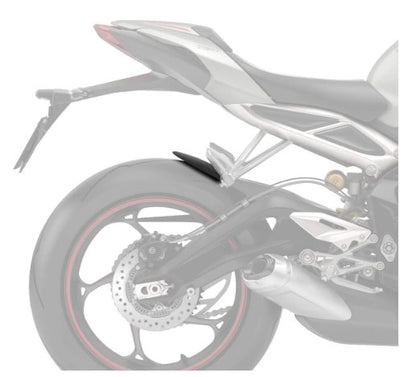 Extend Fender Matte Black For Triumph Street Triple765RS -Pyramid Plastics