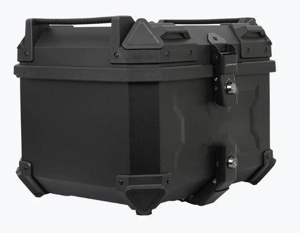 Top Case X45L Economy Black With Backrest Pad-Jb Racing