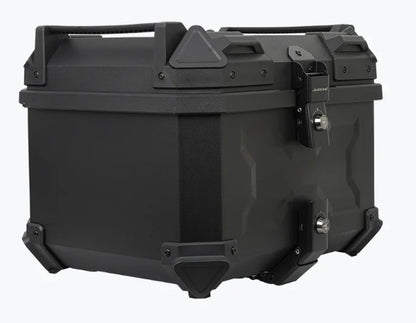 Top Case X45L Economy Black With Backrest Pad-Jb Racing