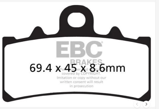 Brakes Pad Extreme Pro (Per Rotor)-EBC Brakes