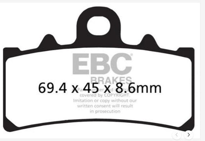 Brakes Pad Extreme Pro (Per Rotor)-EBC Brakes