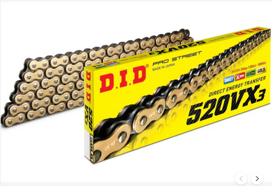 Chain 520 Pitch x 122 links (VX3)