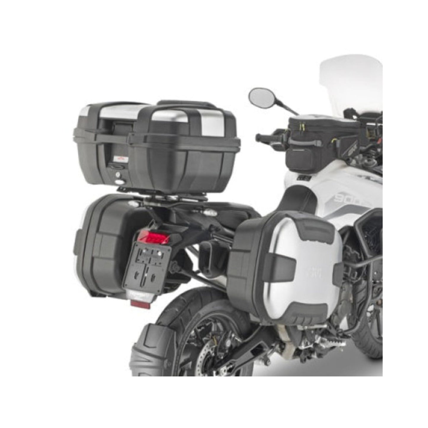 ಟ್ರಯಂಫ್ ಟೈಗರ್ 1200 GT ಗಾಗಿ ಮೊನೊಕಿ ಕೇಸ್‌ಗಳಿಗೆ ನಿರ್ದಿಷ್ಟ ಪ್ಯಾನಿಯರ್ ಹೋಲ್ಡರ್ - ಗಿವಿ