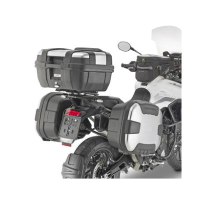 ಟ್ರಯಂಫ್ ಟೈಗರ್ 1200 GT ಗಾಗಿ ಮೊನೊಕಿ ಕೇಸ್‌ಗಳಿಗೆ ನಿರ್ದಿಷ್ಟ ಪ್ಯಾನಿಯರ್ ಹೋಲ್ಡರ್ - ಗಿವಿ