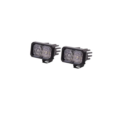 White Pro Backlit Led Stage Series C2 Pod (pair) Light - Diode Dynamics