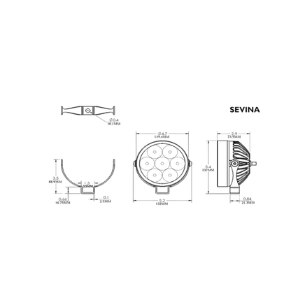 Auxiliary Dixi Led 20000LU (Pair) Light -Clearwater