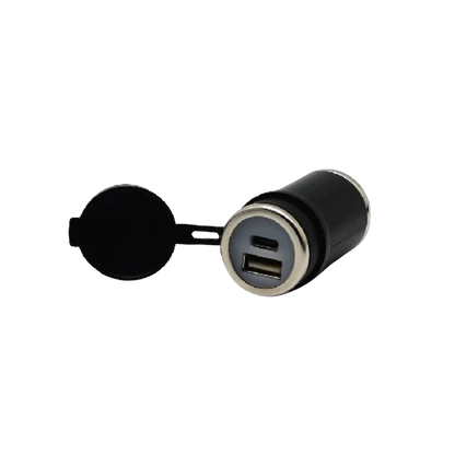 DIN (हेला) से 36W PD USB-C + QC 3.0 (स्ट्रेट) 2024 से आगे - क्लिफ टॉप - TY-A2005