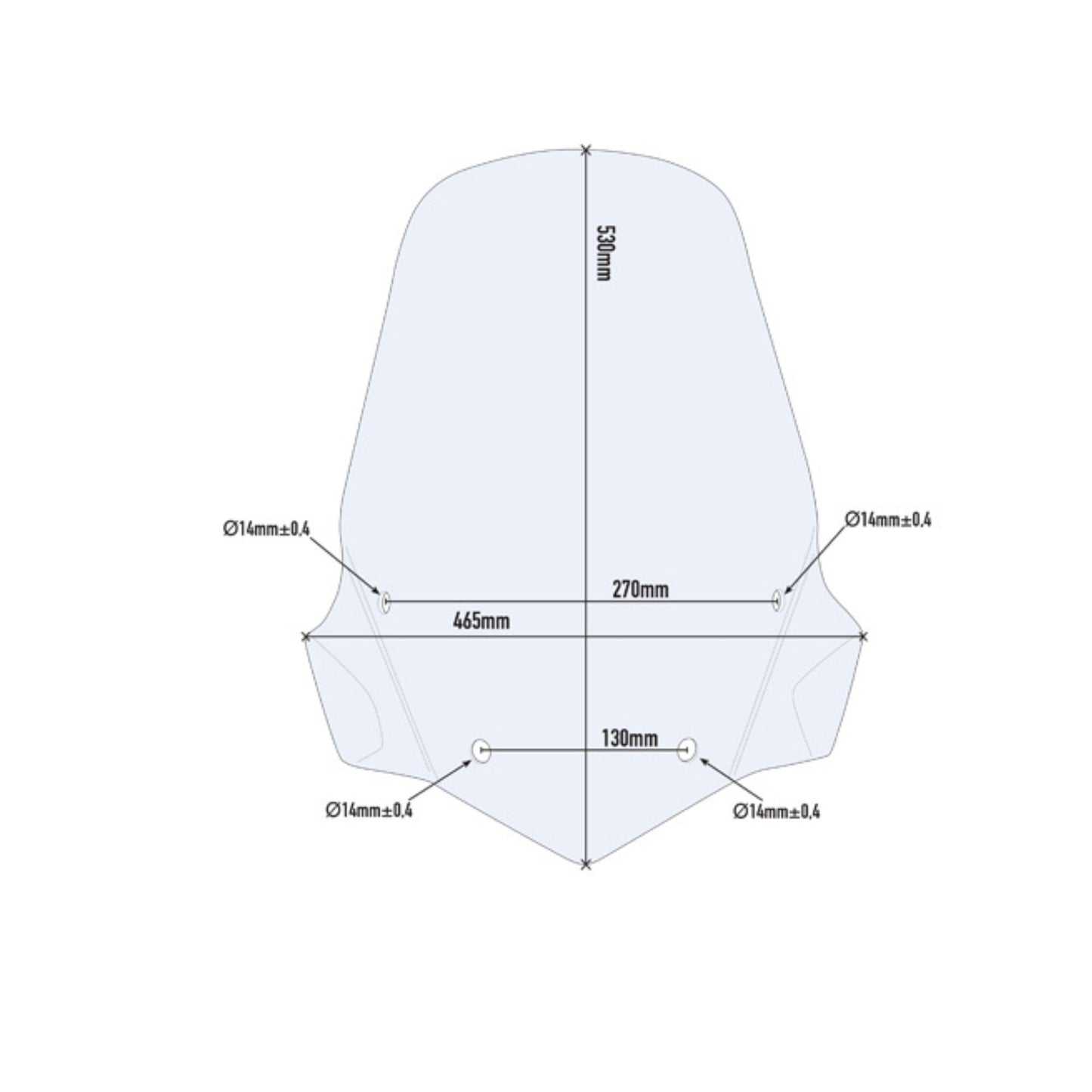 Windscreen For Triumph Tiger 800 - Givi