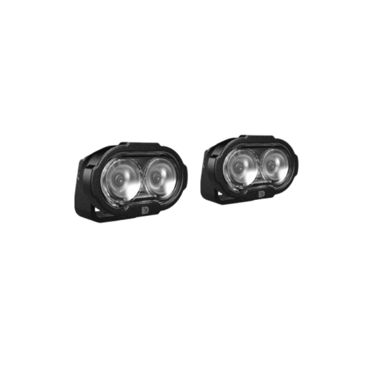 Auxiliary DL2 LED Lights White Only Set of 2-Denali