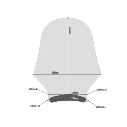 Universal Smoked Windscreen - Givi