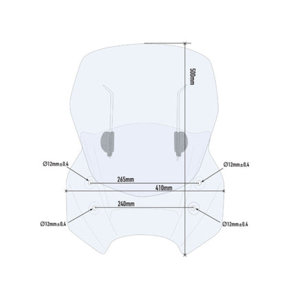 ಸುಜುಕಿ ವಿ-ಸ್ಟ್ರಾಮ್ 1000 ಗಾಗಿ GIVI AF3105 ವಿಂಡ್‌ಶೀಲ್ಡ್ 2014-2018