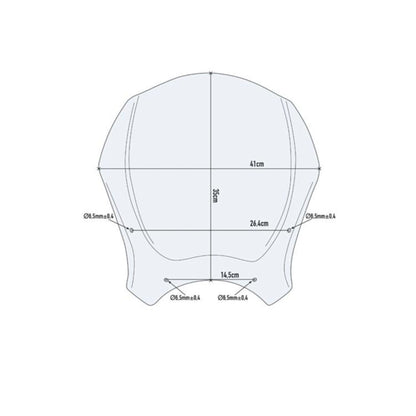Universal Transparent Windscreen - Givi