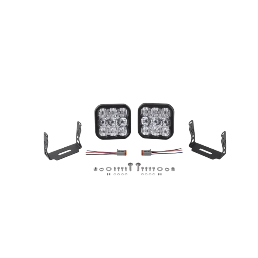 White Pro Led Stage Series 5" Pod (pair) Light - Diode Dynamics