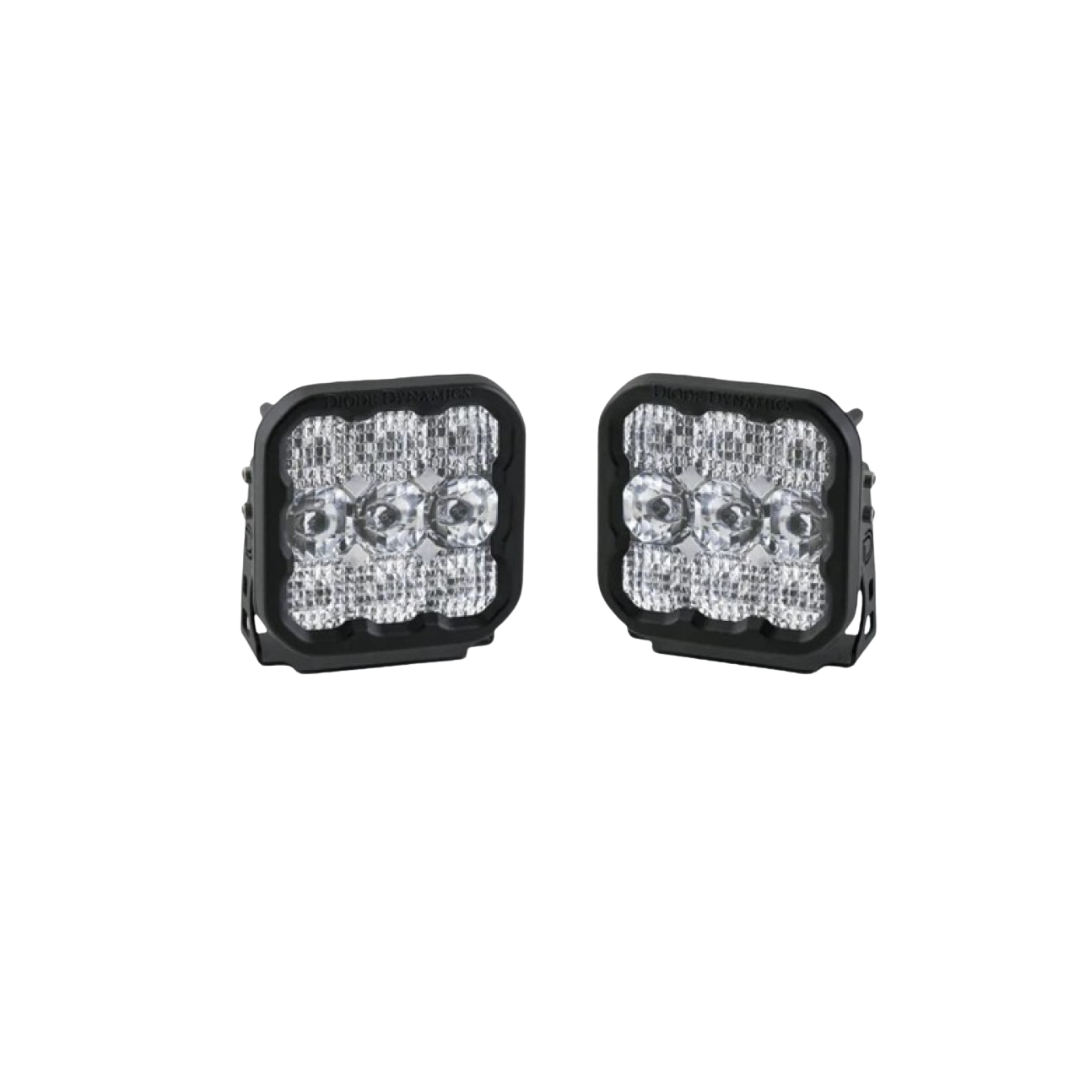 White Pro Led Stage Series 5" Pod (pair) Light - Diode Dynamics