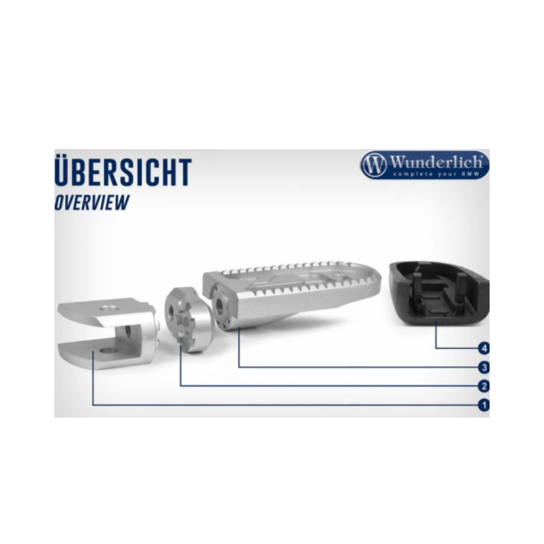 Vario Joint Passenger EVO1 (Pair) -Wunderlich