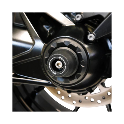 Triple Black Rear Spindle Bobbins For BMW R1300GS-Evotech Performance