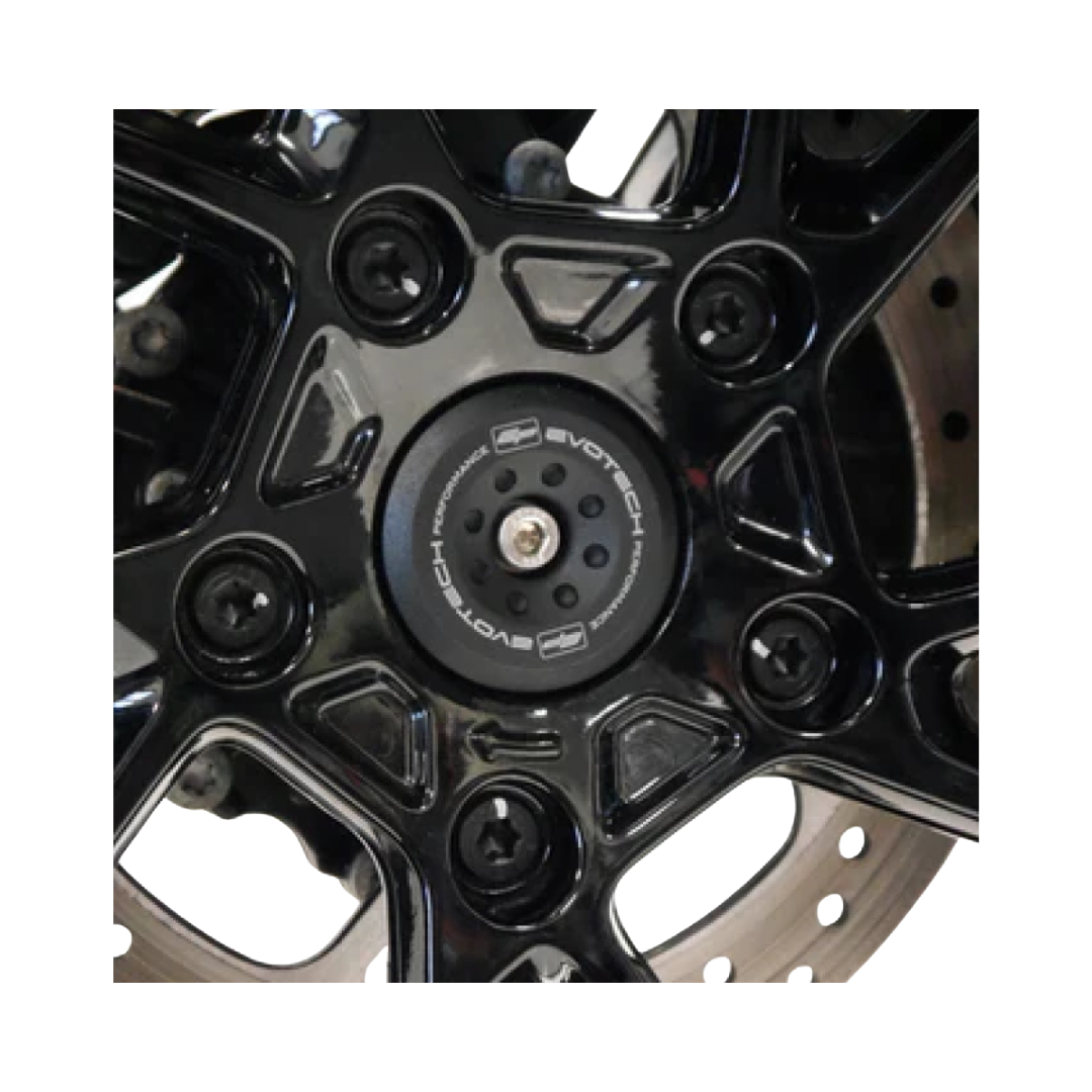 Triple Black Rear Spindle Bobbins For BMW R1300GS-Evotech Performance