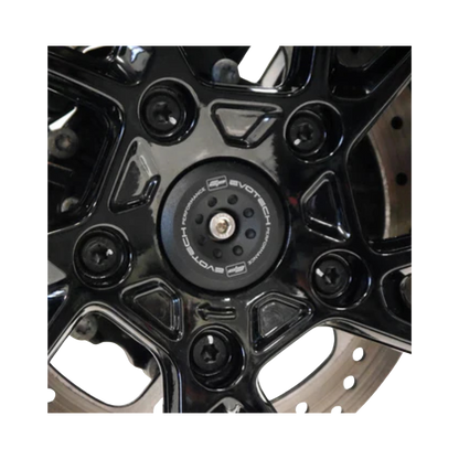 Triple Black Rear Spindle Bobbins For BMW R1300GS-Evotech Performance