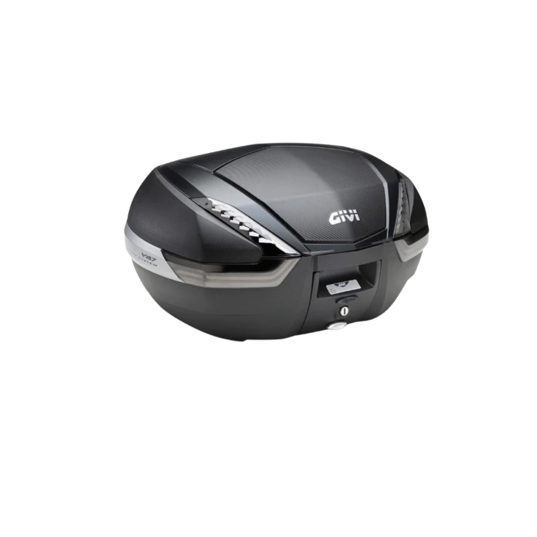 स्मोक्ड रिफ्लेक्टर के साथ मोनोकी V47NNT टेक टॉप केस - Givi