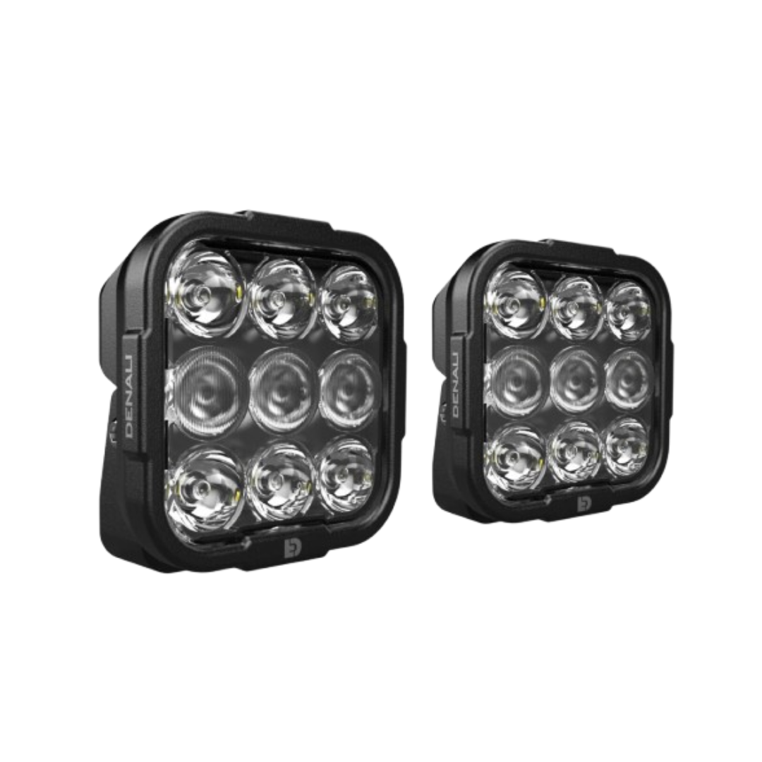 Auxiliary DL9 LED Lights White Only Set Of 2-Denali